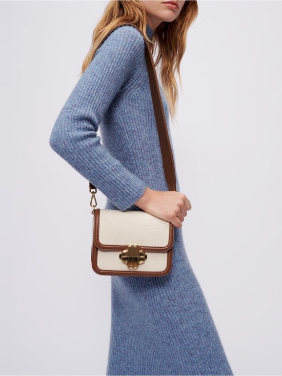 Maje Handbags - Maje Leather and material mix bag